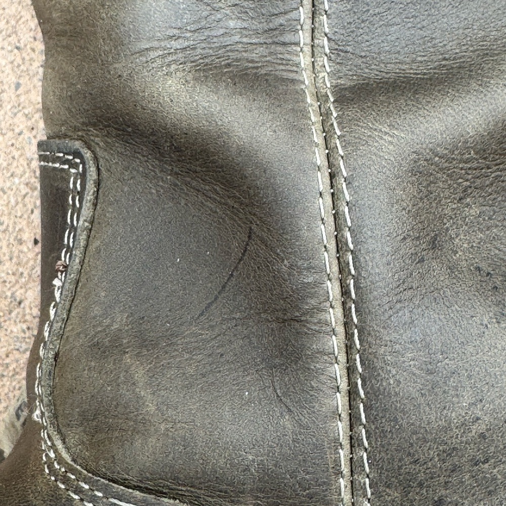 Sorel Tivoli II Tall Waterproof Winter Boots Green Leather Rubber Size 6.5 - Picture 13 of 16